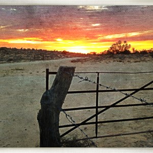 Gate to the outback