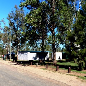 Ban Ban Springs rest area and free camp showing the amenities block