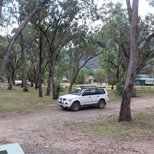 Open camping area