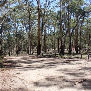 Entry to west side camp sites