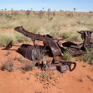 Wreck of the old jeep - Anna Plains Track
