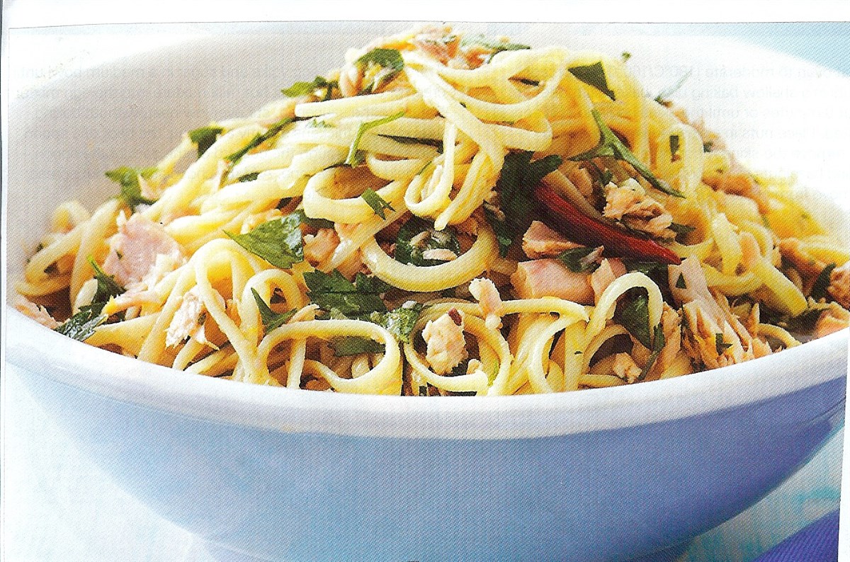 Chilli Tuna and Lemon Linguine @ ExplorOz Recipes