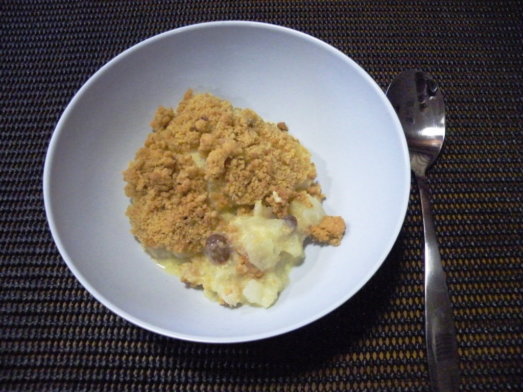 Apple and Custard Crumble @ ExplorOz Recipes