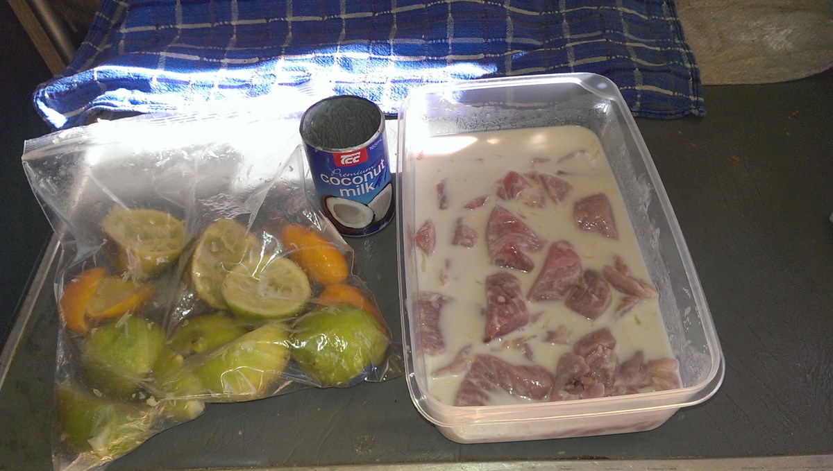 Coconut Lime Cured Fish @ ExplorOz Recipes