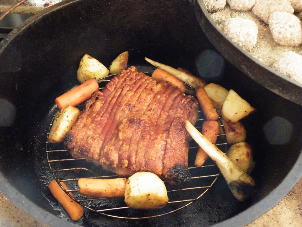 Pork Belly with Apple and Mustard Sauce @ ExplorOz Recipes
