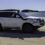 Dune driving at West Sandy Point Tasmania
