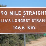 Australia's longest straight road