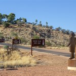 War memorial and Lookout.