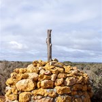 Cairn for the Victorian Border