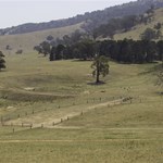 Farm gates and farm land