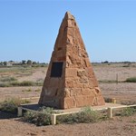 Memorial Cairn at the Start of the Famous Birdsville Track