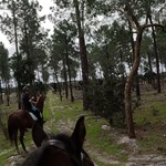 Trail ride with Valerie