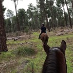 Trail ride with Valerie