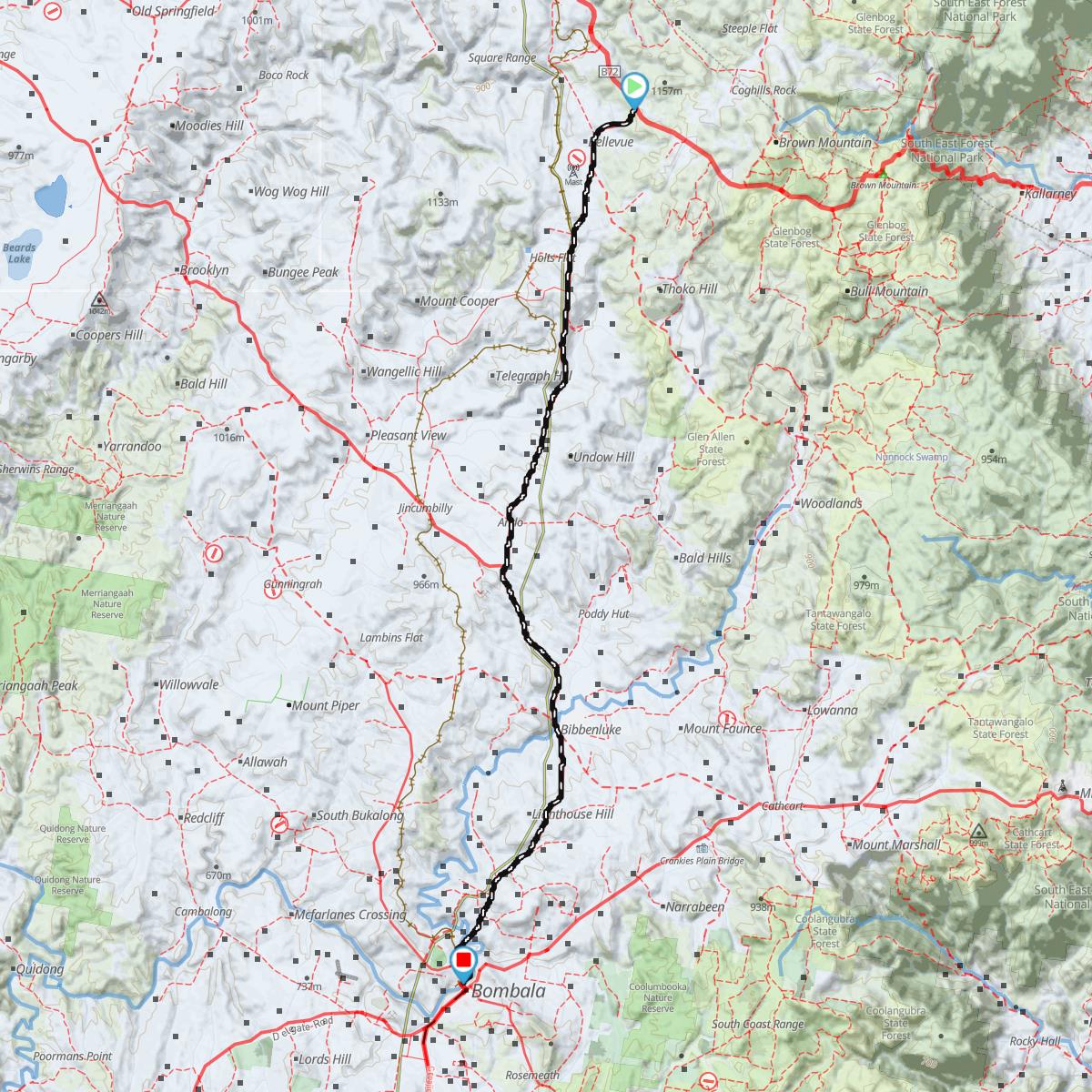 Monara Hwy to Bombala NSW