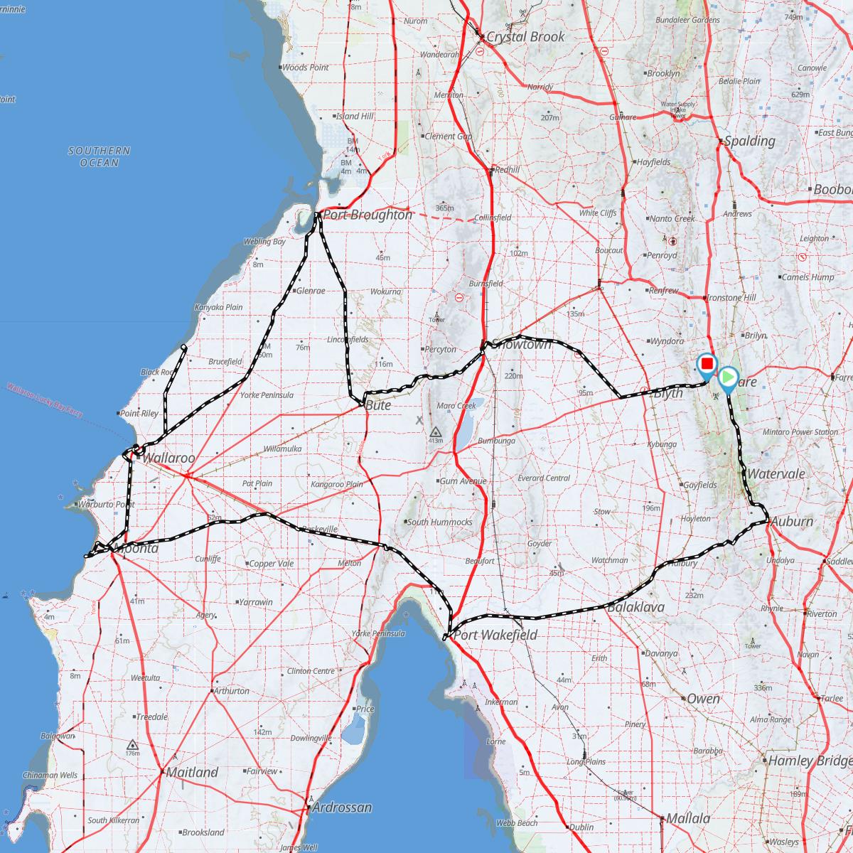 Port Wakefield and Peninsula drive SA