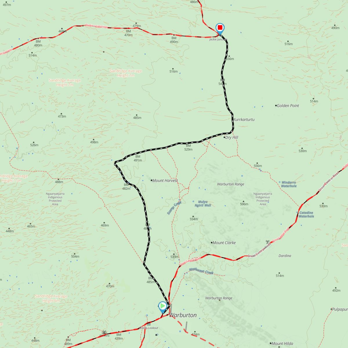 Warburton north road. WA