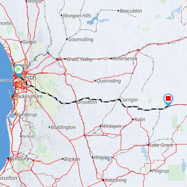 Perth to Hyden WA