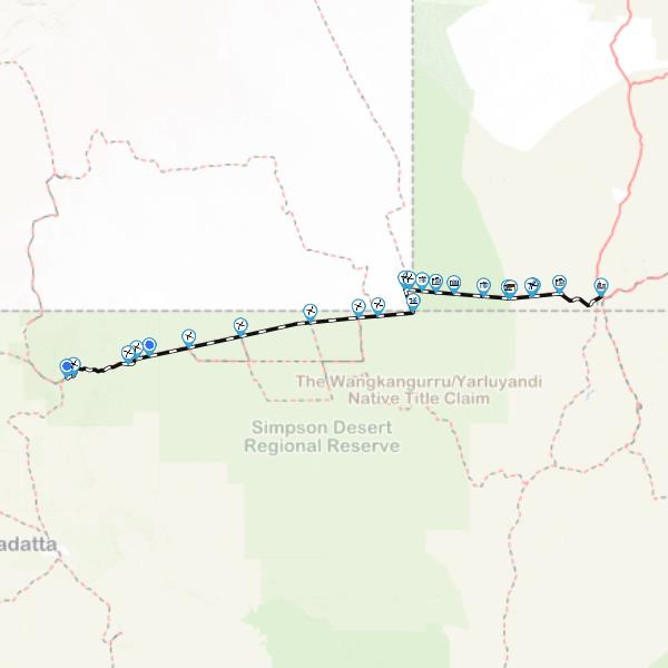 simpson desert map