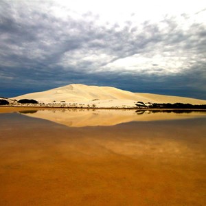 Lake in Bilbunya Dunes - start of Great Australian Bight