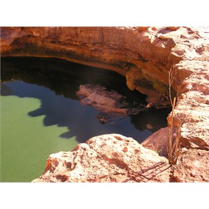 Hidden secret rockhole  (Frank Hann)